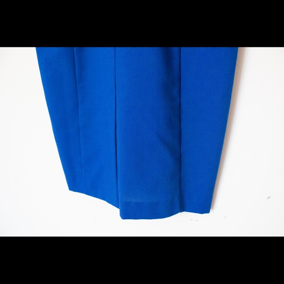 Zarr Collection | Vintage 80’s/90’s Blue & White Short Sleeve Dress | Size 8 - Picture 8 of 12